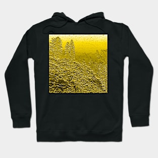 Golden Snow over the Forest Hoodie